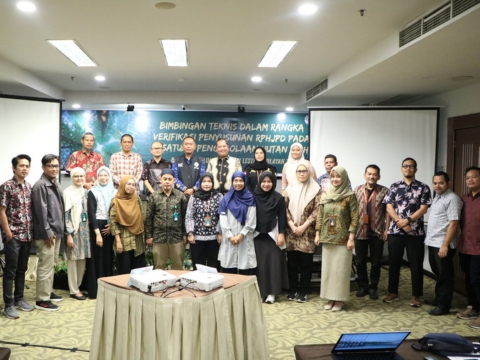 Bimbingan Teknis Verifikasi Penyusunan Rencana Pengelolaan Hutan Jangka Pendek (RPHJPd) pada Kesatuan Pengelolaan Hutan (KPH)